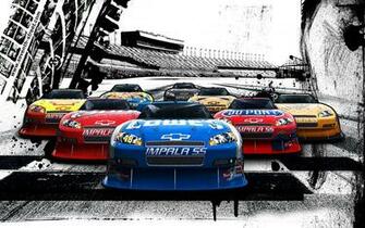 Nascar Racing Race Cars Wallpaper