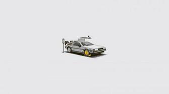 Minimalist Back To The Future Wallpaper Top