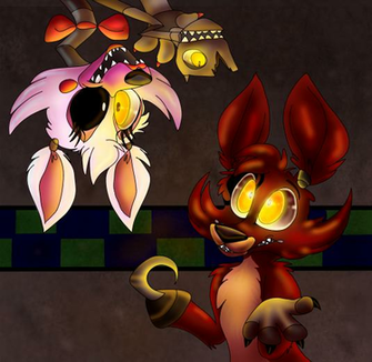Foxy And Mangle By Plaguedogs123