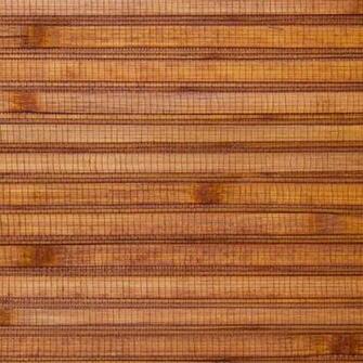 Bamboo Ochre Grass Cloth Wallpaper Sample Beach Style