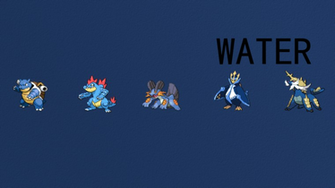 Pokemon Water Starters Wallpaper By Acer Pseudoplatanus
