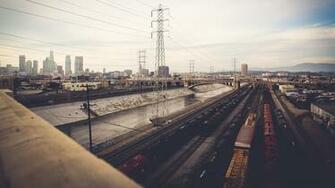 Los Angeles Eisenbahnen Stadt