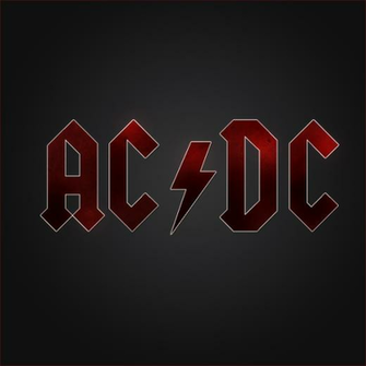 Ac Dc Logo Vector Wallpaper Grey