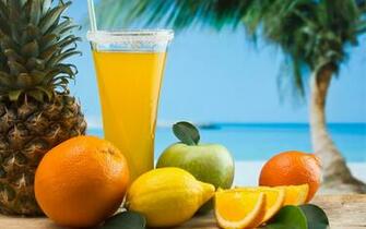 Orange Juice And Fruits Fresh Wallpaper HD Wallpaperlepi