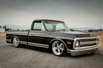 Black Chevy Pickup Rollet Wallpaper And Image