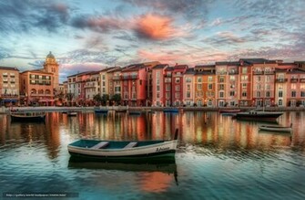 Wallpaper Orlando Florida Boat Evening Desktop