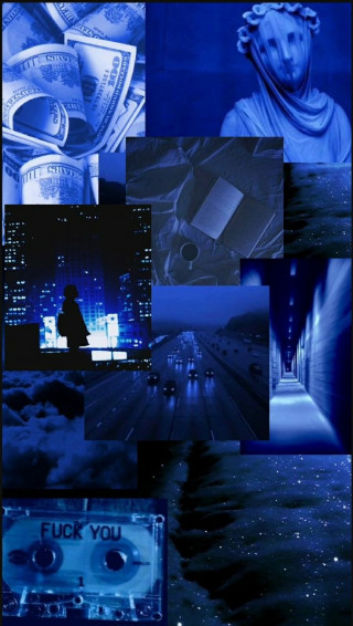 Aesthet C Blue Wallpaper