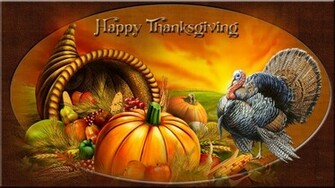 Turkey Cornucopia Wallpaper