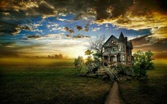 Of An Abandoned House HD Desktop Wallpaper