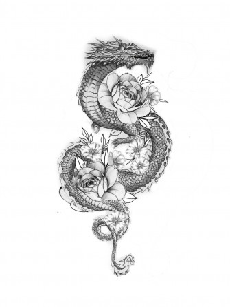 Japanese Dragon Tattoo HD Wallpaper