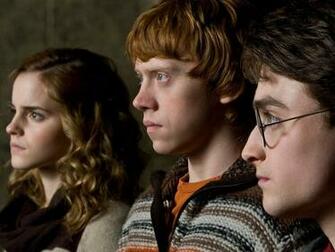 Harry Ron And Hermione Wallpaper