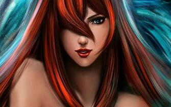 Redheads Artwork Mizukage Mei Terumi Wallpaper