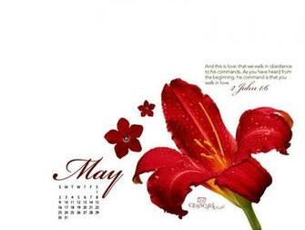 John Wallpaper Christian Monthly Calendars