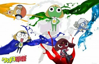 Sgt Frog Splash Computer Wallpaper Desktop Background