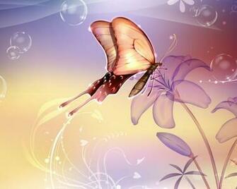 Abstract Flowers Background Widescreen Computer Wallpaper