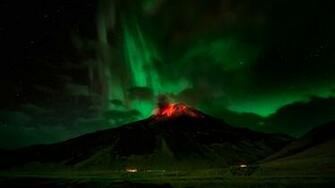 Volcano Eruption HD Wallpaper Wallpaperfx