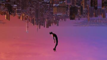 Spiderman Upside Down Dive Fan Art Wallpaper HD Image