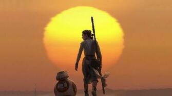 Star Wars The Force Awakens Daisy Ridley Rey Robot Droid Bb8