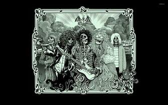 Jimi Hendrix Kurt Cobain Jim Morrison Janis Joplin