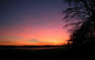 Winter Zonsondergang X