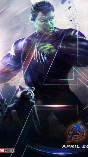 Avengers Endgame Hulk Rocket Marvel