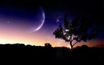 3d Space Scene Wallpaper Hq