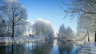 Wallpaper Winter Canada Nature Jpg