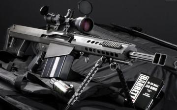Sniper Rifle Scope M82a1 Light Fifty Bullets