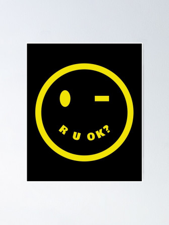 R U Ok Okay Are You Image Apron