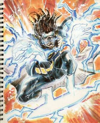 Sketch Static Shock By Cinar