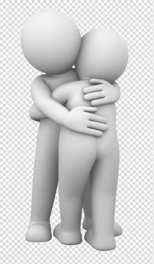 The Kiss Cartoon Illustration Characters 3d