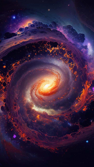 Galaxy 4k iPhone Wallpaper HD