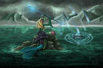 League Of Legends Nami Digi Art Throwdown By Zaera