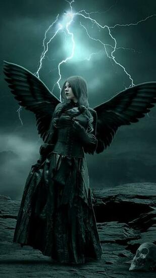 Samsung Galaxy S4 Active Wallpaper Dark Angel Android