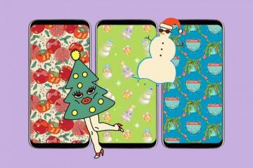 To Festive Phone Zoom Background By L A Artists Los