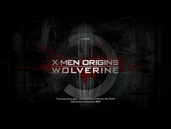 Men Origins Wolverine Uncaged Edition Windows The Loading Screen