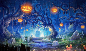 Haunted House Halloween Wallpaper