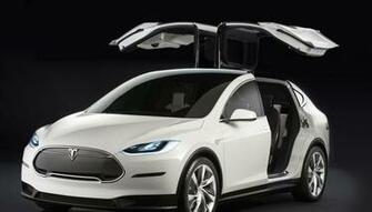 Tesla Model X Widescreen Desktop Wallpaper