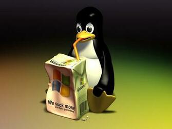 Wallpaper Linux Juice Windows White Penguin