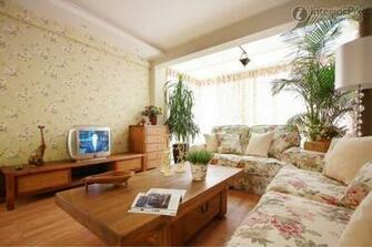 Country Style Living Room Wallpaper Decoration Pictures