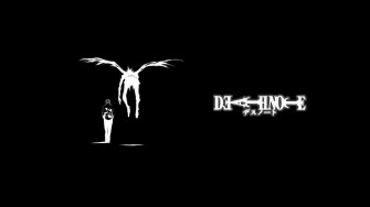 Muerte Nota En Blanco Y Negro Ryuk Yagami Light Anime Wallpaper