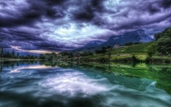 Beautiful Dark Paradise Skies Nature Sky HD Desktop Wallpaper