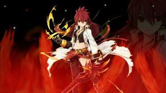 Elsword Elesis Blazing Heart By Diabolicturkey Fan Art Wallpaper Games