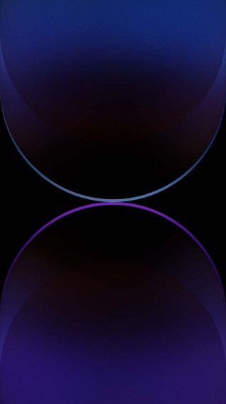 Dual Gradient Blue iPhone Pro Max Wallpaper