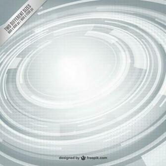 Grey Circles Background Vector