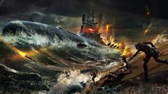 Cqc Submarine Battle Wallpaper