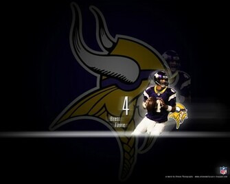 Wallpaper Brett Favre Minnesota Vikings Celebrate
