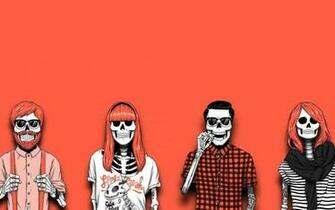 Digital Skull People Art HD Wallpaper Desktop