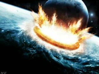 Abstract Space Explosion Planet Destruction Desktop Wallpaper