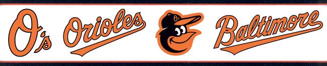 Baltimore Orioles Wallpaper Border